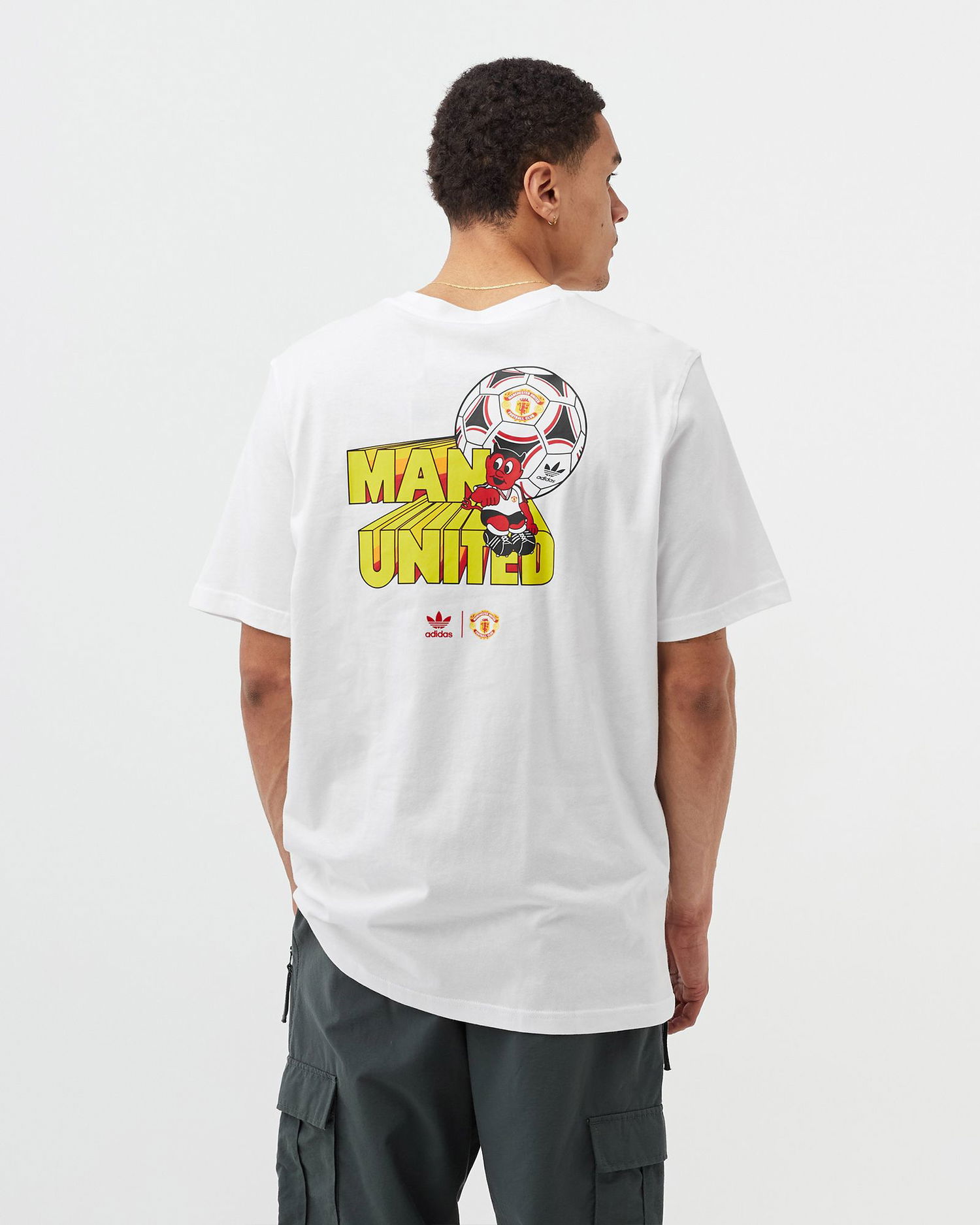 T-shirt adidas Originals Manchester United Graphic Tee Vit | 4065426473636, 1