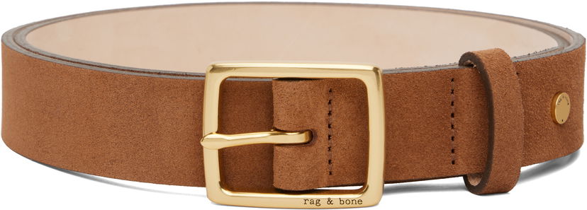 Bälten rag & bone Rag & Bone Boyfriend Suede Belt Brun | WJW25PB1001SU1