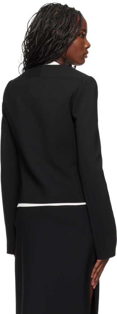 Jacka Courrèges Buttoned Tailored Jacket Svart | 424CVE102WO0113, 2