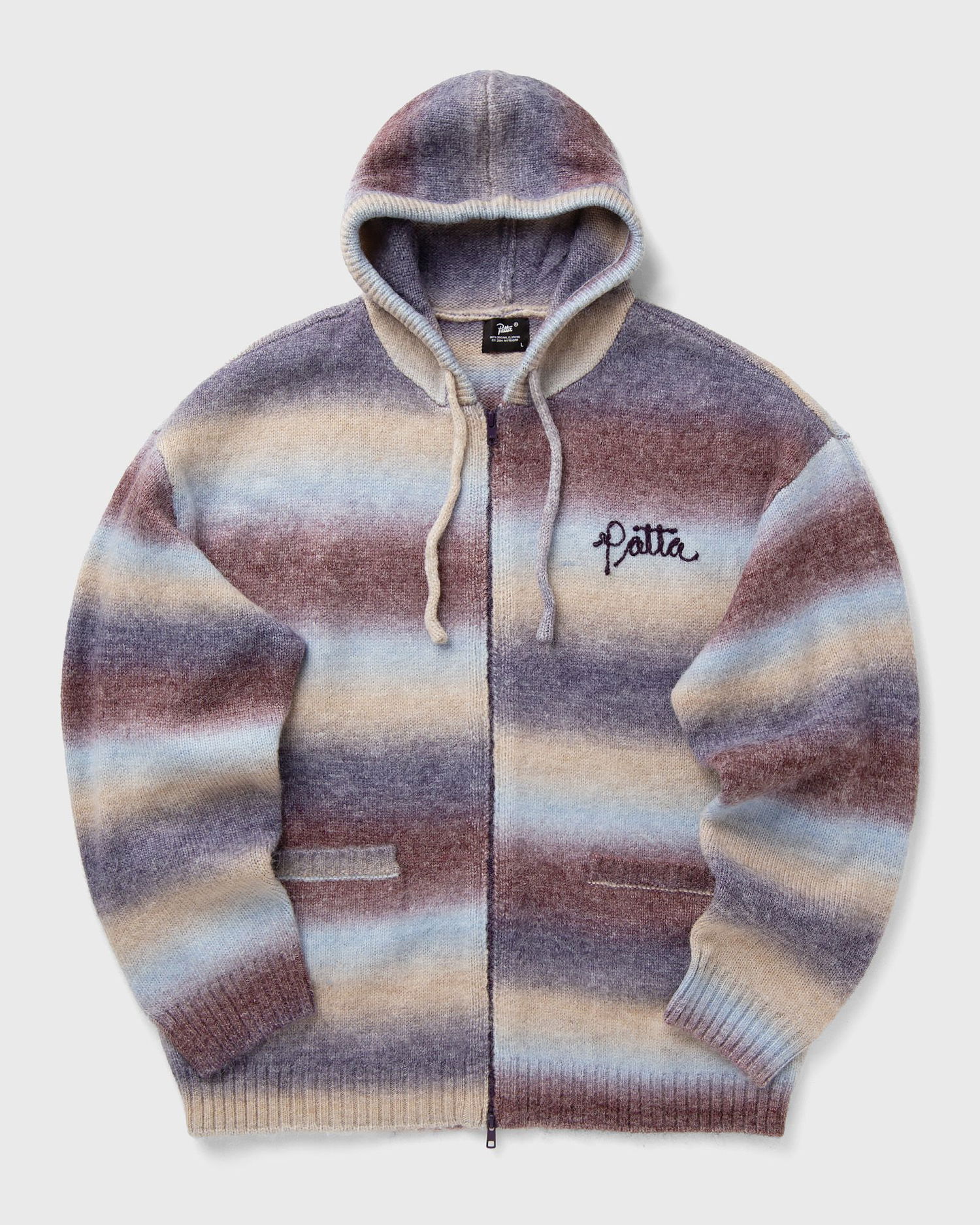 Sweatshirt Patta Space Dye Knitted Hooded Sweater Flerfärgad | POC-AW25-7000-308-0006-084, 0