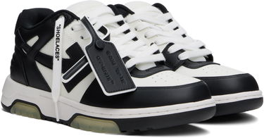 Sneakers och skor Off-White Out Of Office Calf Leather "Black White" Svart | OMIA189C99-LEA006-1001, 3