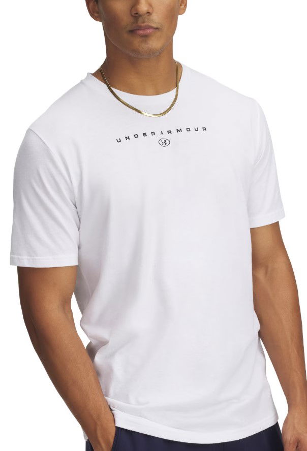 T-shirt Under Armour Stacked Logo Short Sleeve T-Shirt Vit | 6000211-100