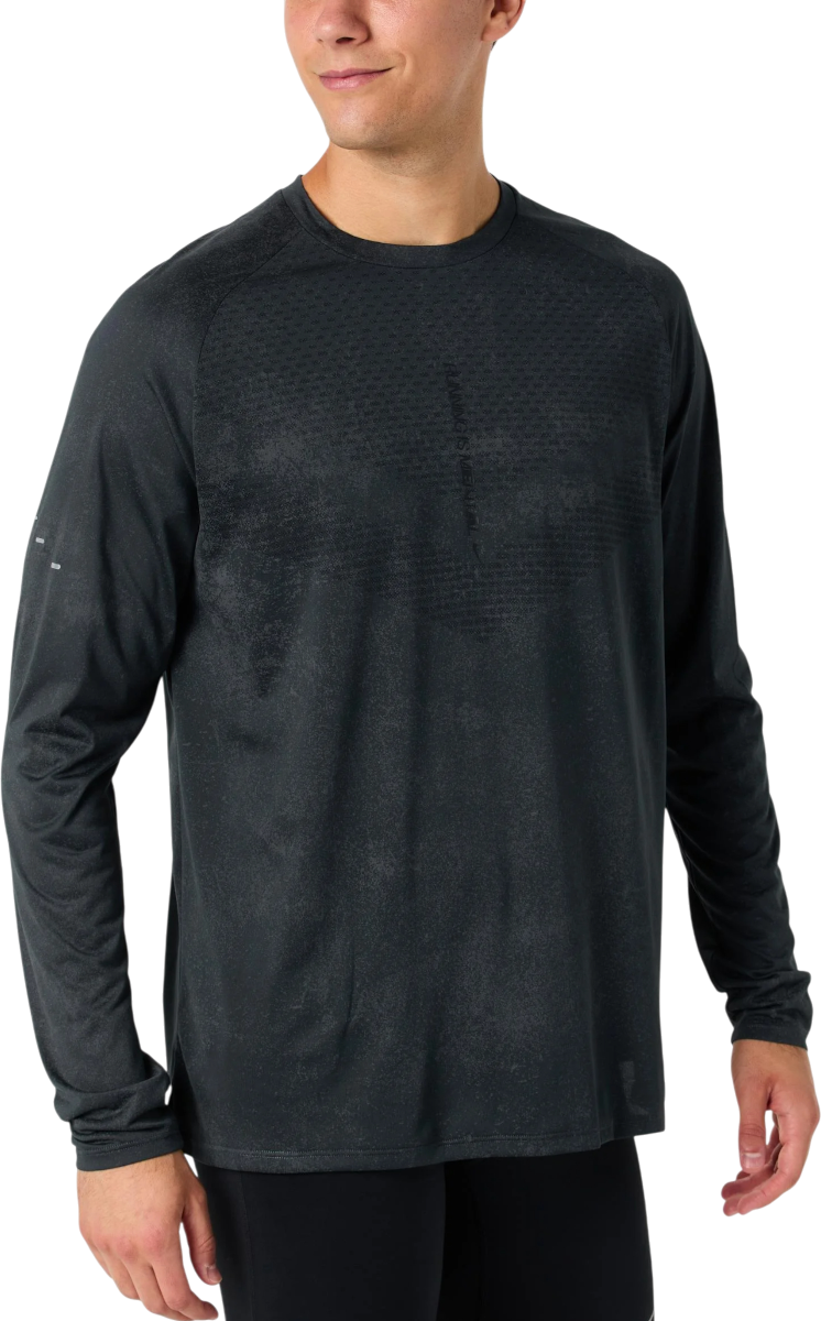 T-shirt Nike Stride Long-Sleeved Shirt Svart | im7836-045
