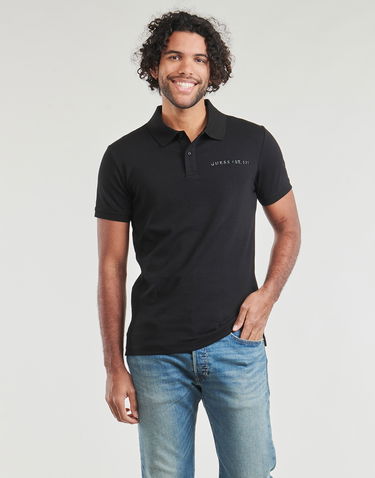 Polotröja GUESS NOLAN SS POLO Svart | M4RP6-KBL51-JBLK, 0