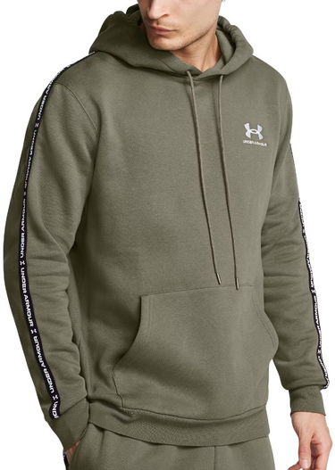 Sweatshirt Under Armour UA Icon Fleece Hoodie Grön | 1389356-390, 0