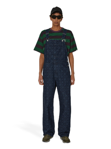 Jeans KENZO Levi’s® x Printed Denim Overall Mörkblå | FD65DCN43LE3 DM