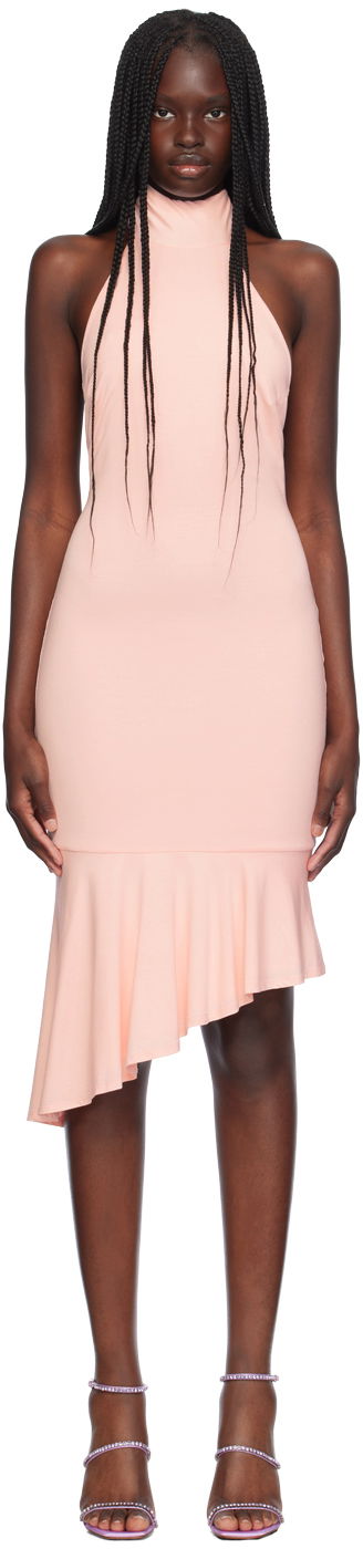 Klä Miaou Miaou Karina Midi Dress Rosa | 5028TJBWIL