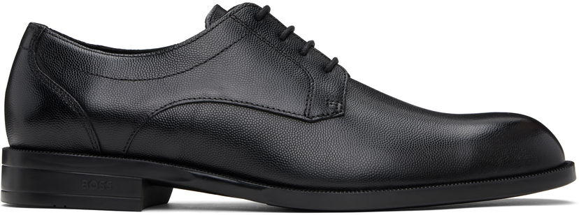 Kläder BOSS BOSS Leather Derbys Svart | 50536145