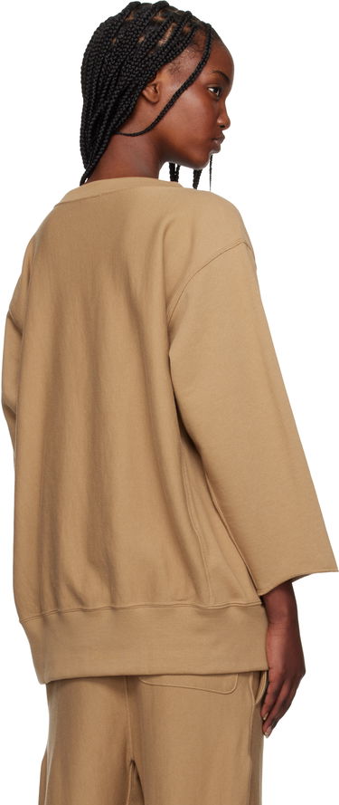 Sweater UNDERCOVER Champion Edition Beaded Logo Appliqué Sweatshirt by UNDERCOVER Brun | UC1E4810-1, 2