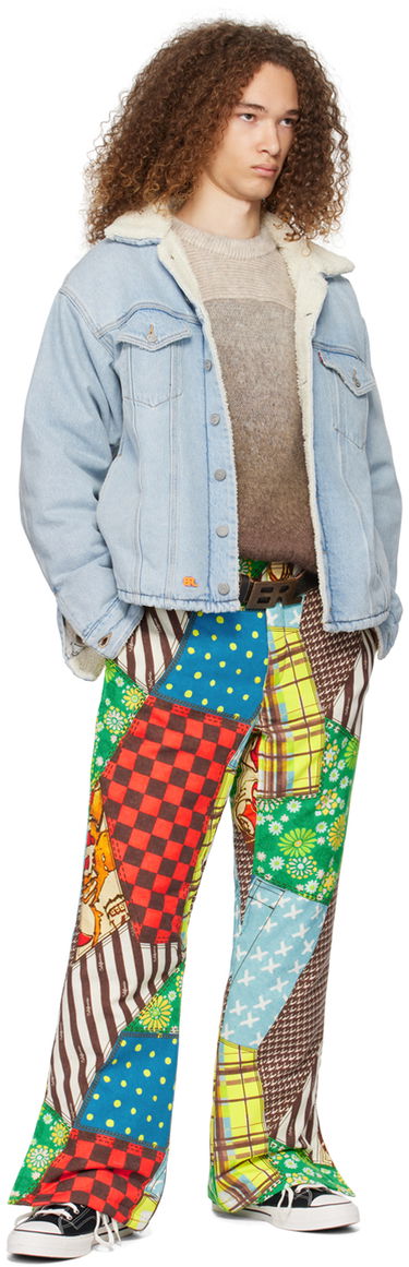 Sweater ERL Gradient Knit Sweater Brun | ERL07N201, 3