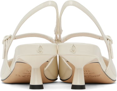 Sneakers och skor Jimmy Choo Jimmy Choo Didi 45 Slingback Pumps Vit | DIDI 45, 1