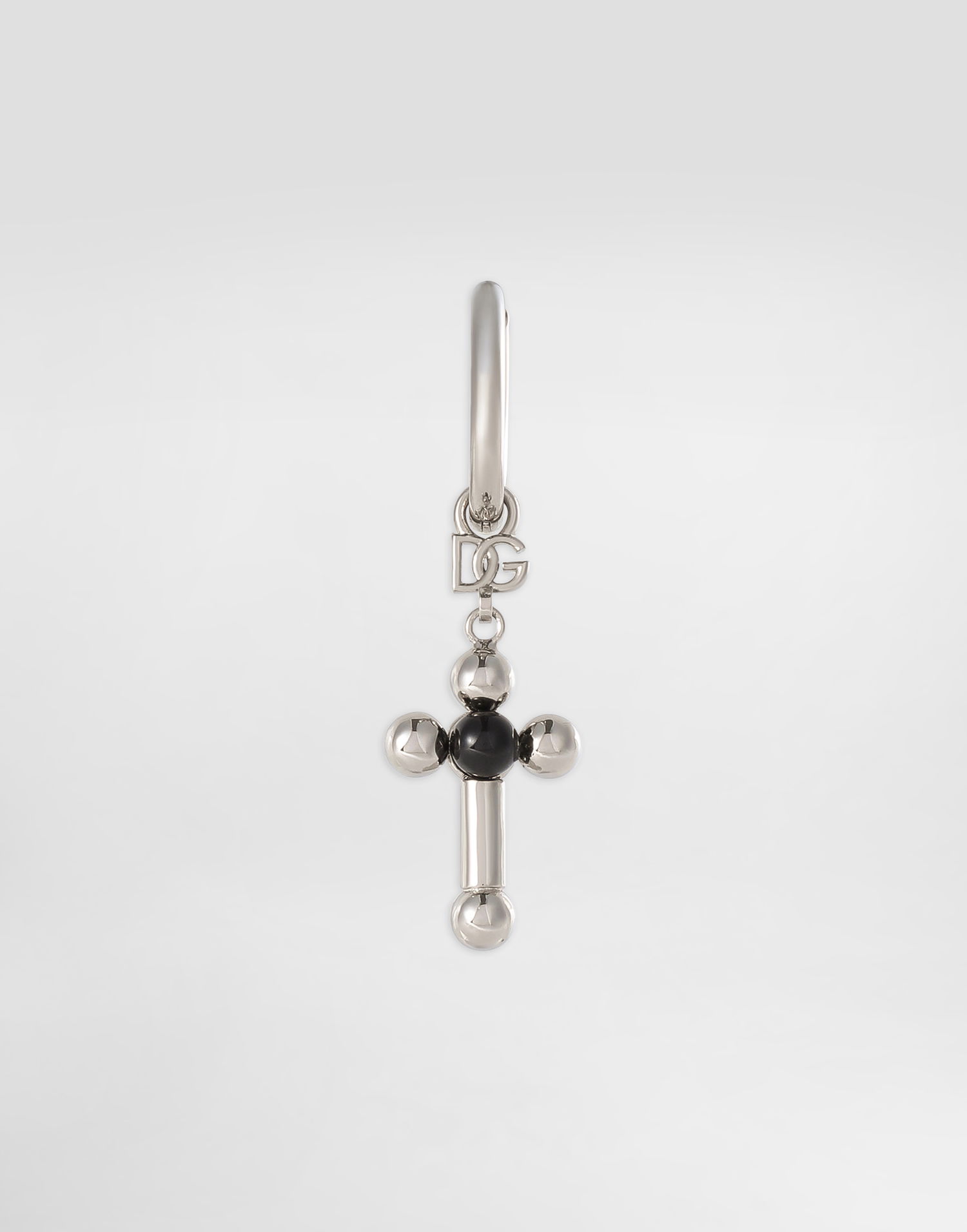 Örhängen Dolce & Gabbana Dolce & Gabbana Single Earring with Cross Charm Metallisk | WER5M4W111187655, 0