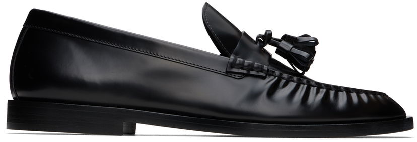 Sneakers och skor The Row Leather Loafers Svart | F2042-L60