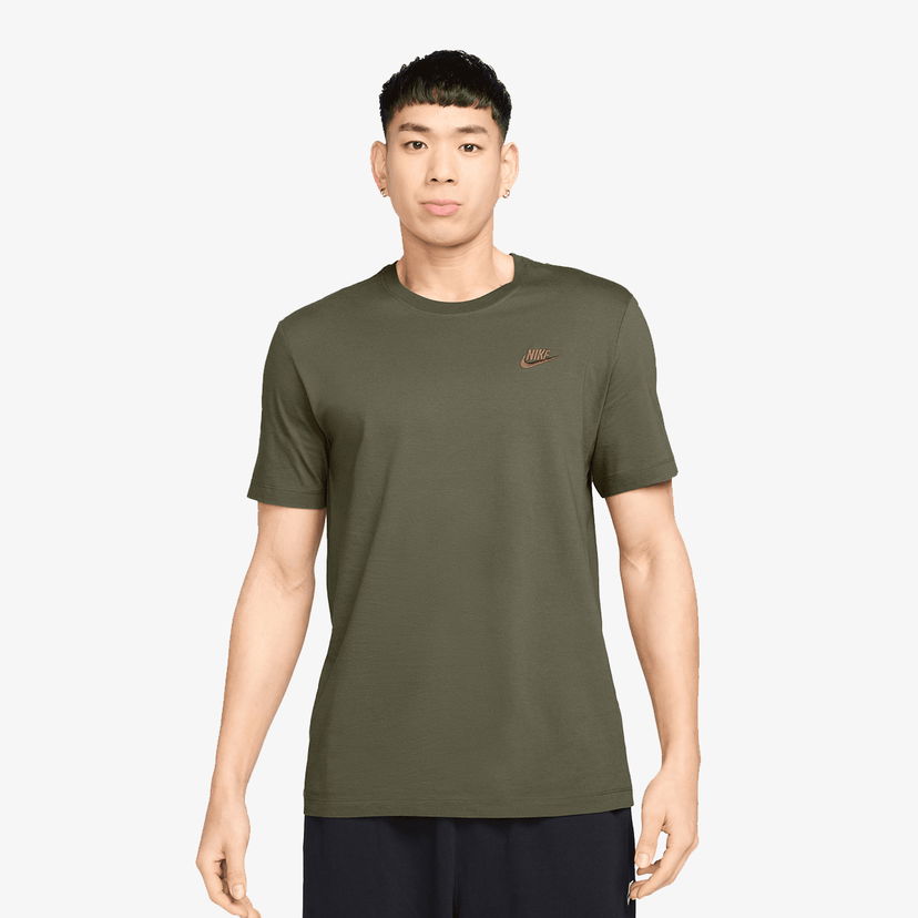 T-shirt Nike Men's NSW Club T-Shirt Grön | AR4997-225
