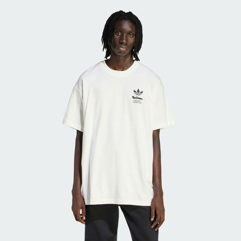 T-shirt adidas Performance Racing Manga Graphic Tee Vit | HY2085