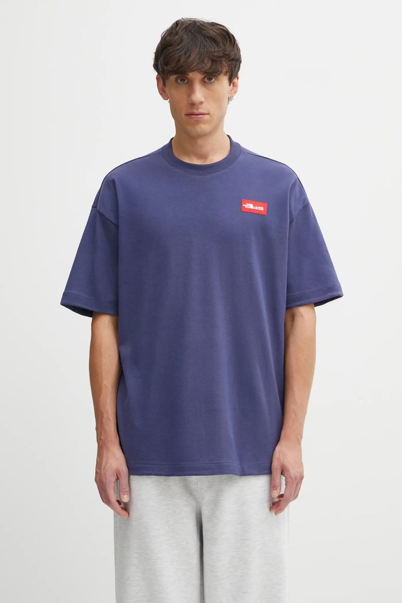 T-shirt The North Face Oversized Redbox T-Shirt Blå | NF0A8EG5BOT1