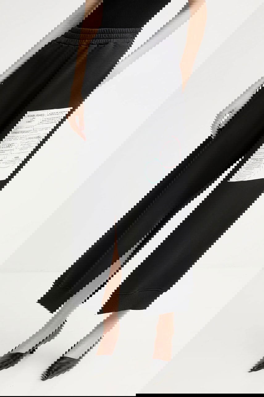 Träningsbyxor Maison Margiela MM6 Maison Margiela Print Sweatpants Svart | S52KA0527.M25012, 0