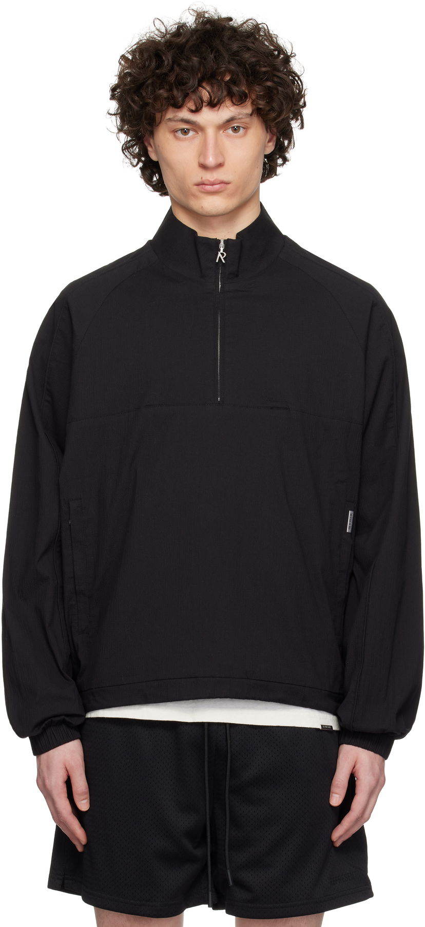 Vindjacka Represent Clo Represent Quarter Zip Jacket Svart | MLM1805
