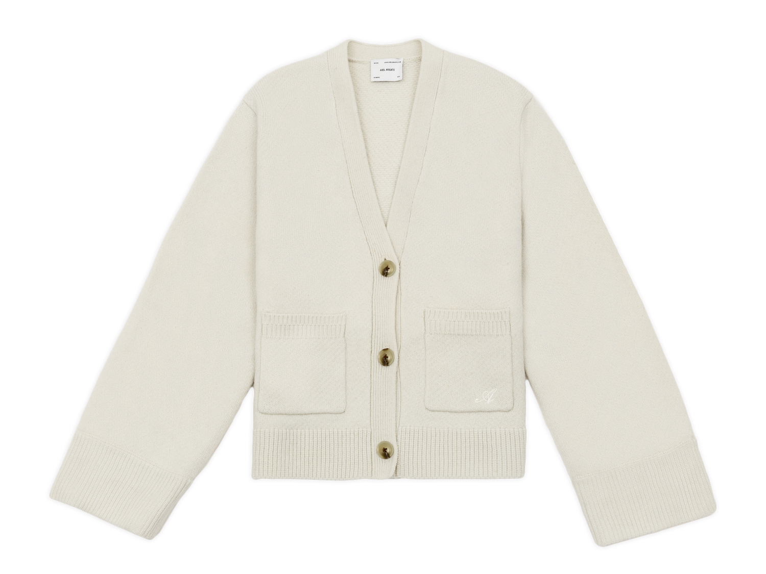 Sweater AXEL ARIGATO Memory Relaxed Cardigan Beige | A0443010, 0