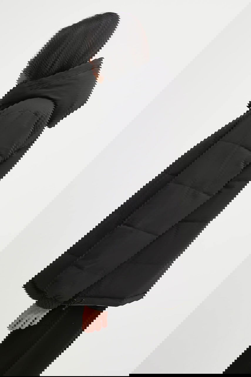 Pufferjacka A.P.C. A.P.C. Doudoune Sam Hooded Puffer Jacket Svart | PSALJ.H30208, 1