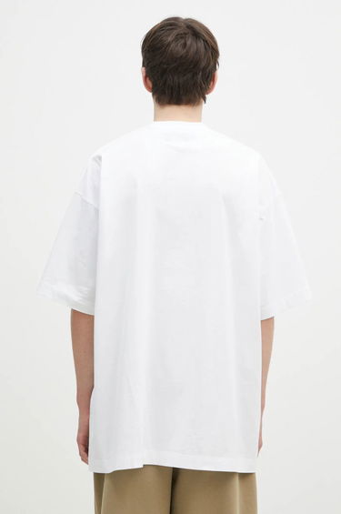 T-shirt VETEMENTS Oval Logo Oversized T-Shirt Vit | UA66TR605W, 2