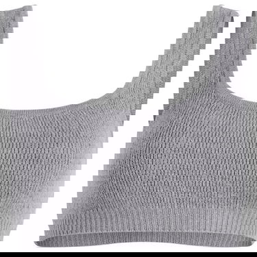 Behå SKIMS Textured Knit Bralette Size Large Grå | SP-SCP-9926W-DHG, 0