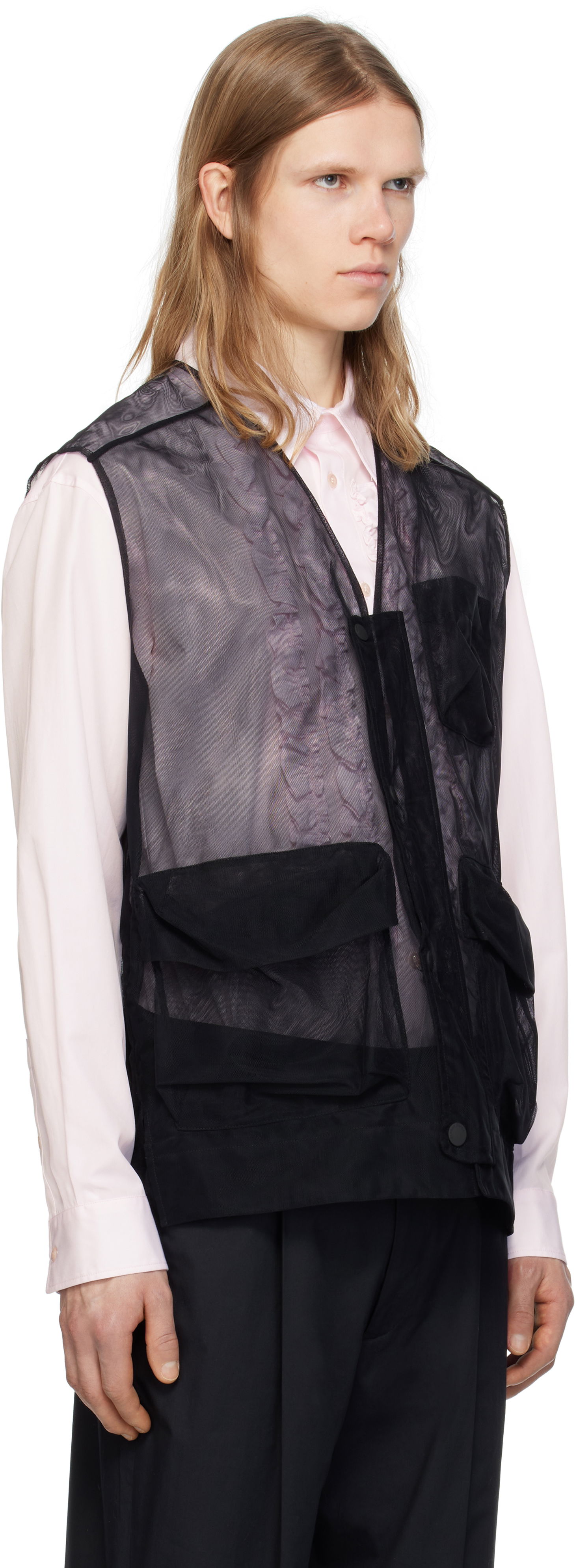 Väst Simone Rocha Simone Rocha Multi Pocket Utility Vest Svart | 5347D 0069, 1