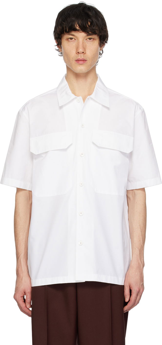 Skjorta Jil Sander Heavy Shirt Vit | J22DL0194_J45002