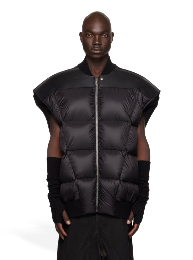 Väst Rick Owens Jumbo Flight Down Vest Svart | RR02C7715 LGENP3