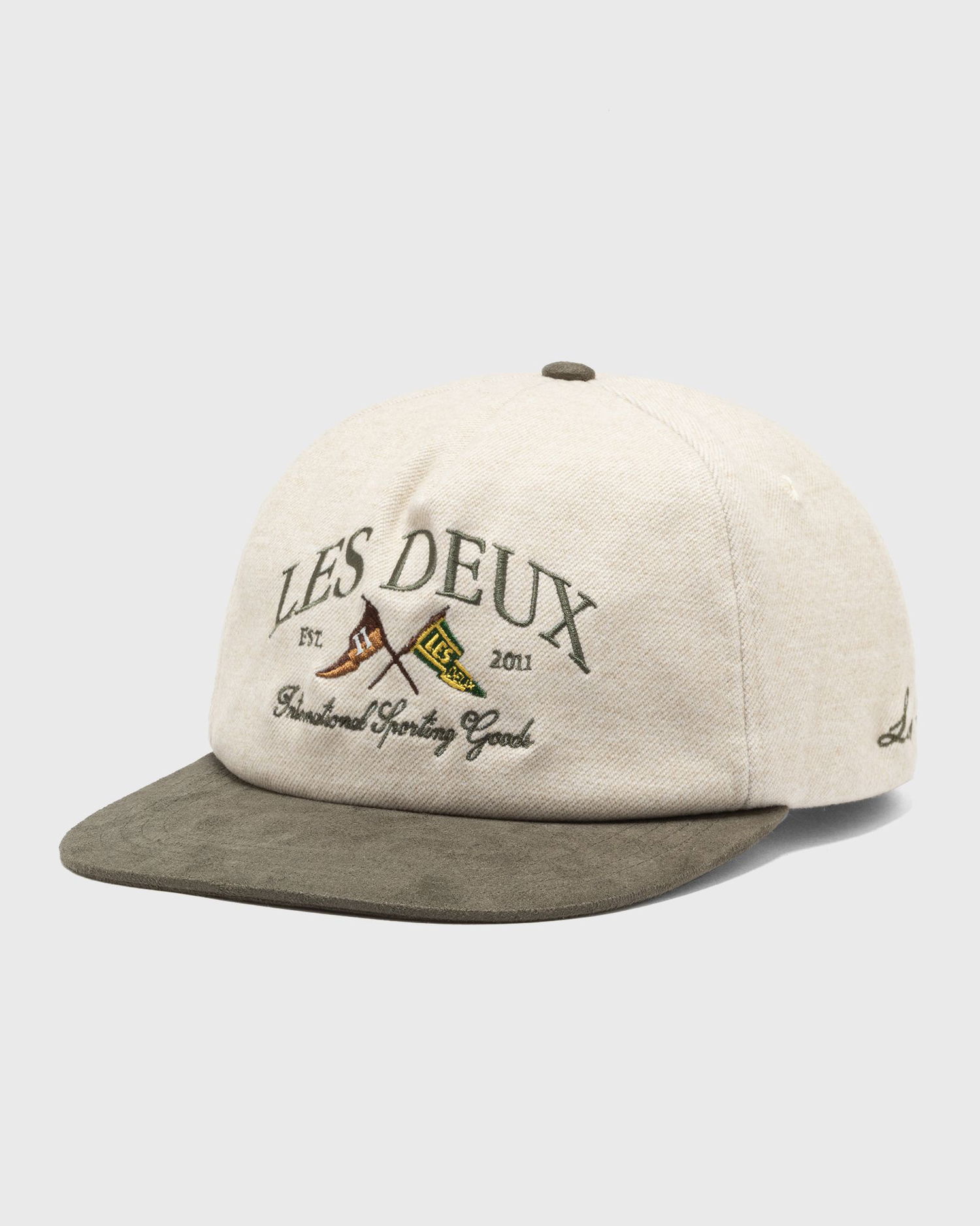 Keps Les Deux Brushed Cap With Suede Visor Beige | LDM703038-215522, 0