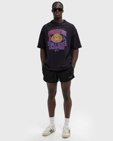 Shorts New Era Waffle Knit Drawstring Shorts Svart | 60667776, 2