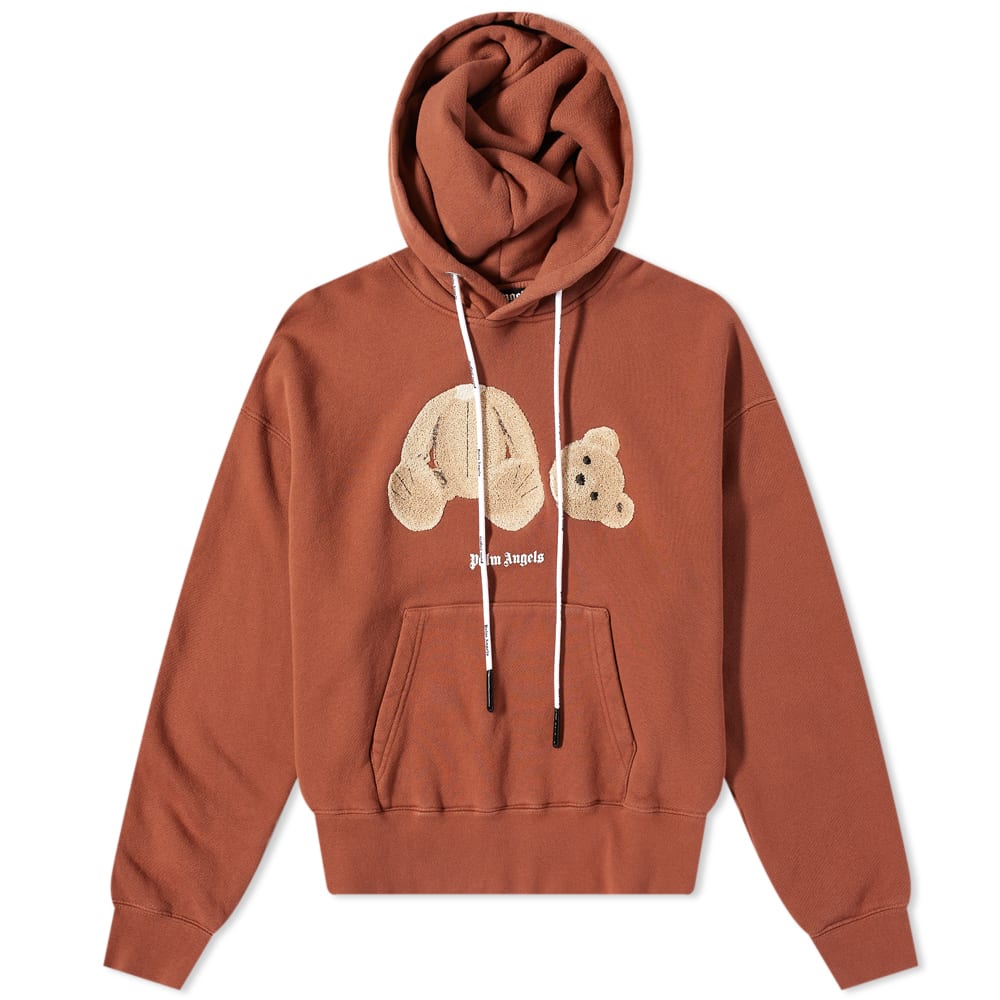 Sweatshirt Palm Angels Kill The Bear Popover Hoody Brun | PMBB058S22FLE0146460, 0