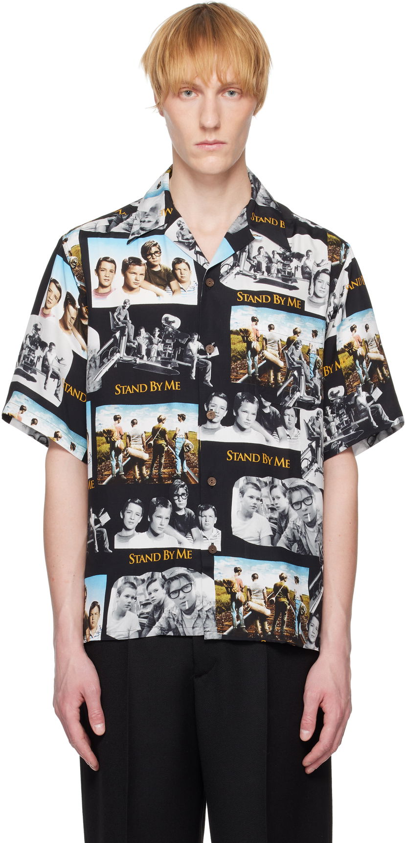 Skjorta WACKO MARIA WACKO MARIA 'Stand By Me' Print Shirt Svart | SBM-WM-HI01