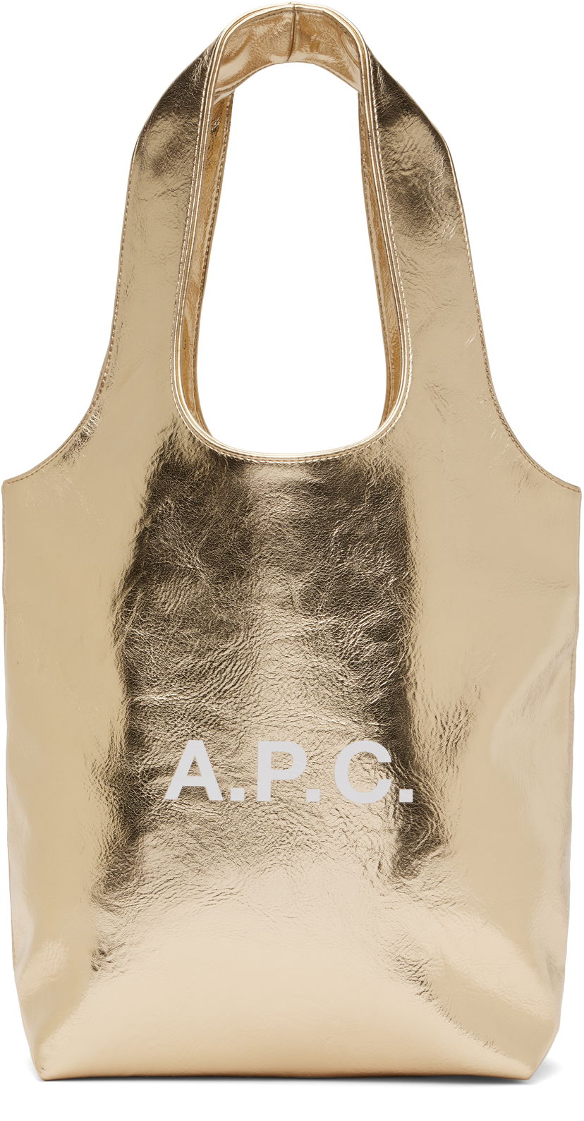 Tygpåse A.P.C. A.P.C. Ninon Small Tote Metallisk | PUABZ-M61861