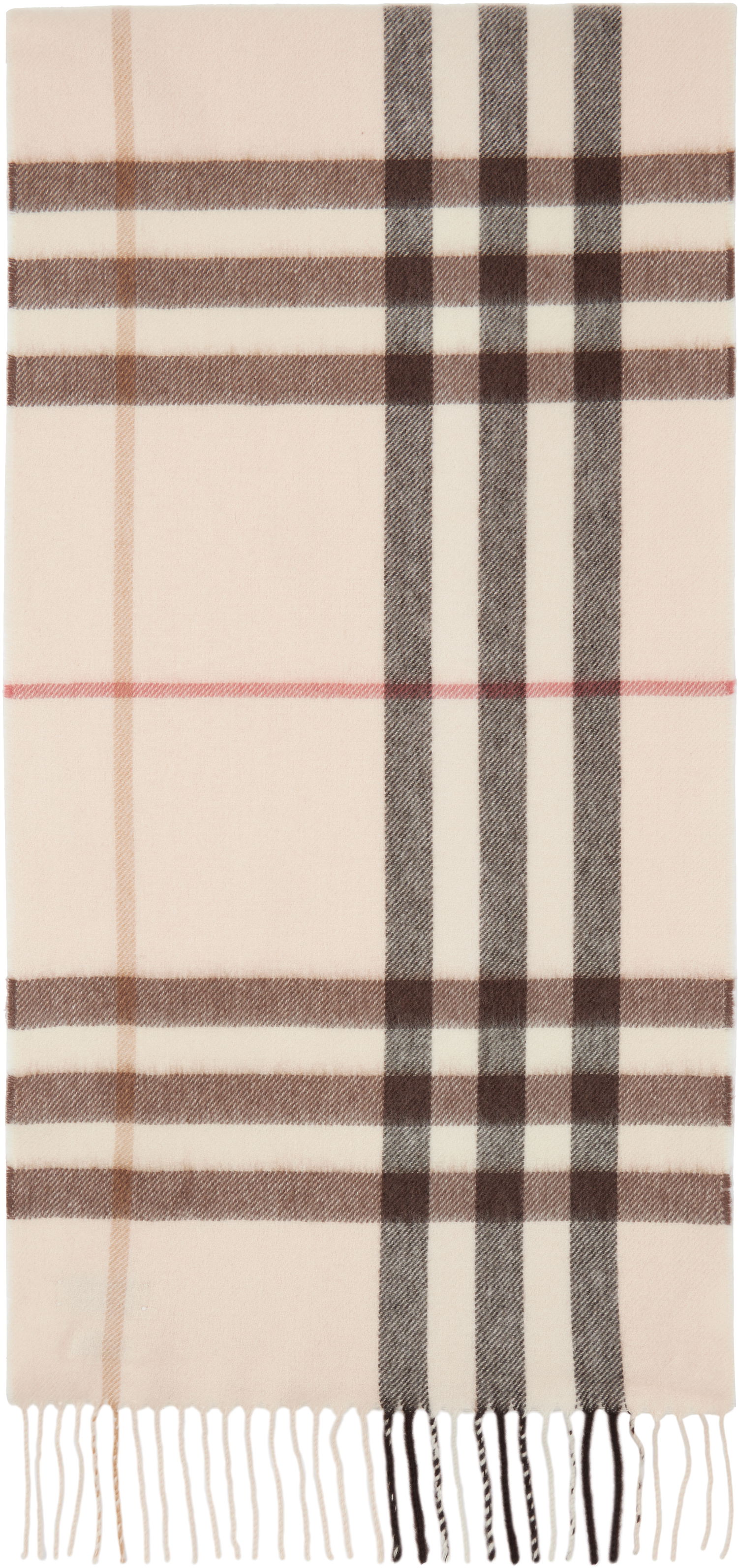 Halsduk Burberry Check Cashmere Scarf Beige | 8103011, 0