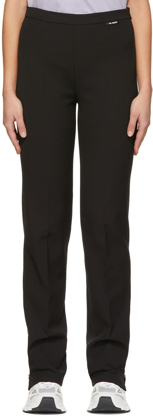 Byxor AXEL ARIGATO Polyester Straight Fit Trousers Svart | A0431001