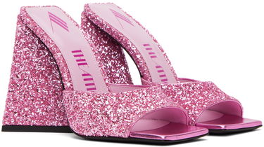 Tillbehör The Attico Attico Devon Glitter Mules Rosa | 232WS000 G001, 3
