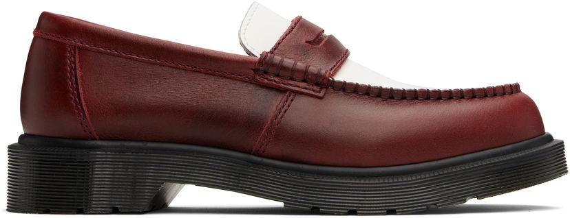 Sneakers och skor Dr. Martens Penton Two-Tone Leather Loafers Röd | 40635600
