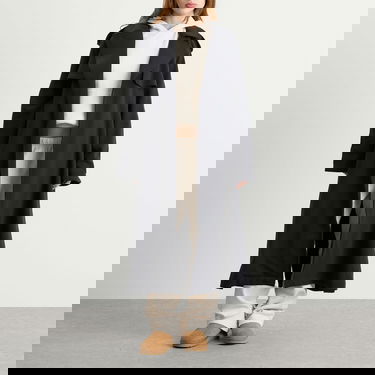 Trenchcoat SKIMS Boyfriend Fleece Trench Coat Svart | LS-LST-8018W-ONX, 2