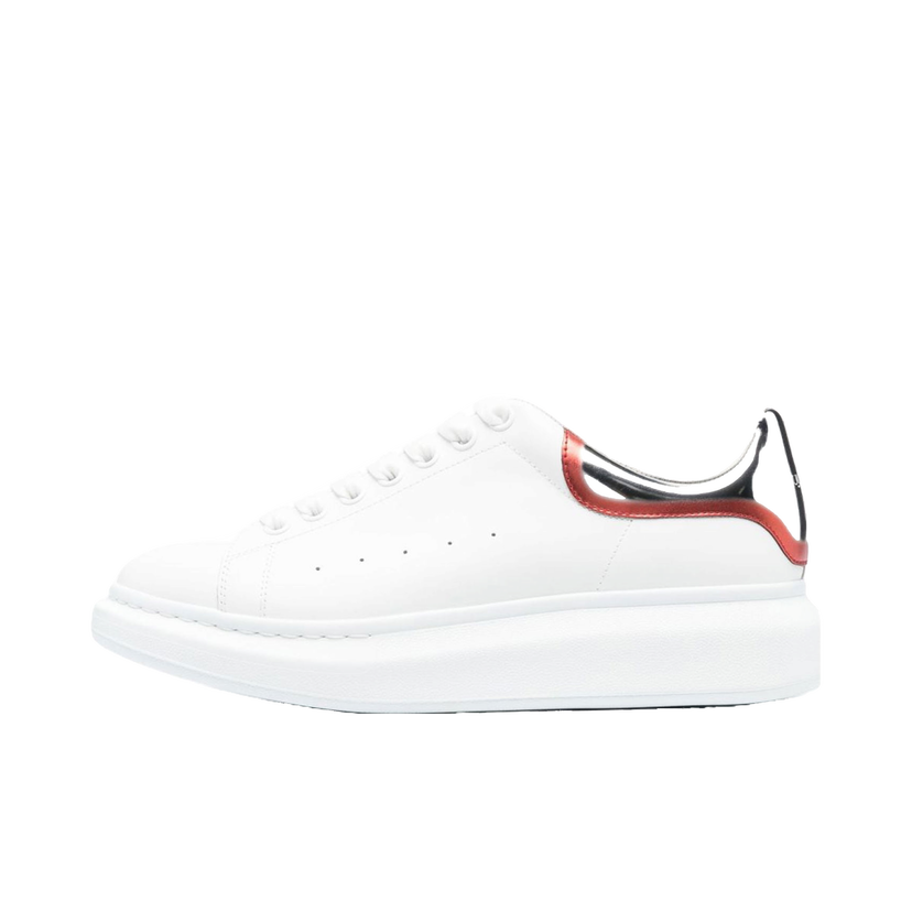 Sneakers och skor Alexander McQueen Oversized White Silver Red Metallic Vit | 750335WIDJN9174