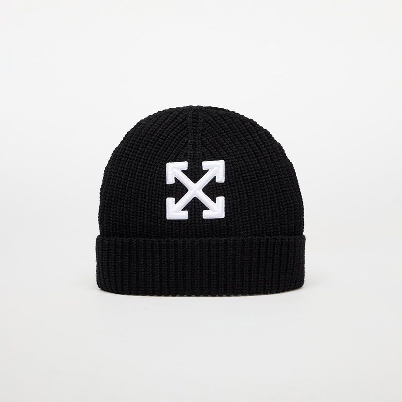 Mössa Off-White Arrow Classic Beanie Svart | OMLC041C99KNI0051001
