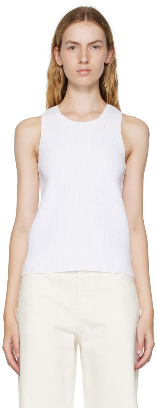 Linne We11done We11done Racer Back Tank Top Vit | WD-KT3-22-603-W-WH, 0