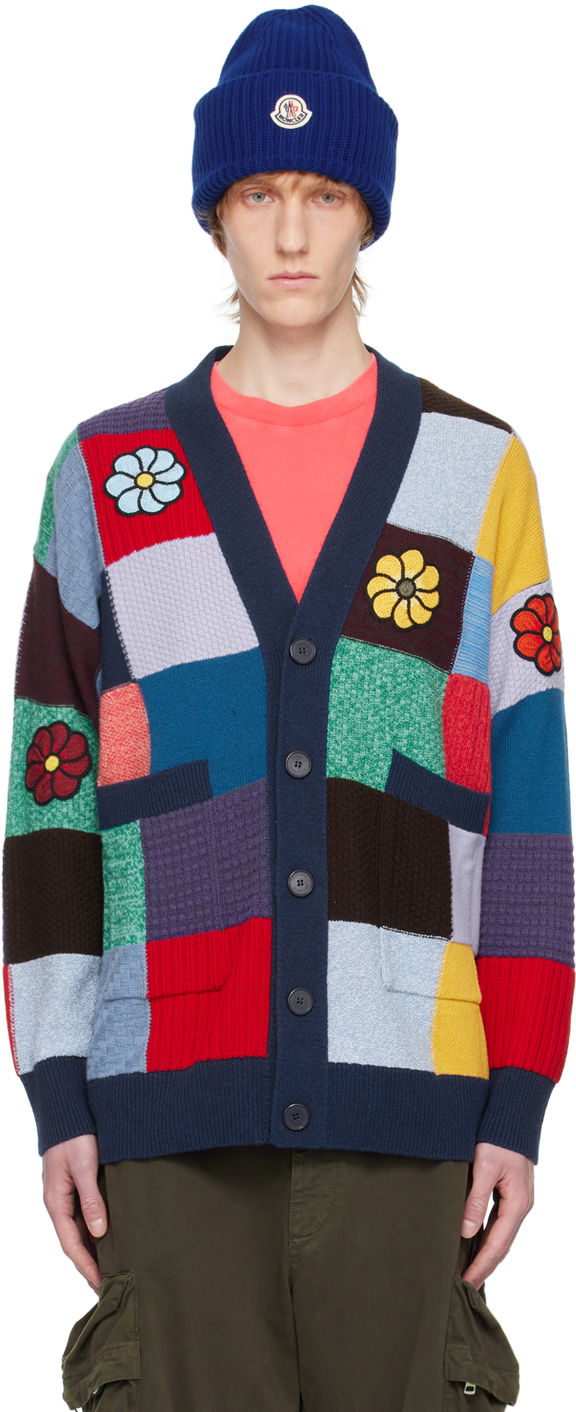 Sweater Moncler X JW Anderson Patchwork Flerfärgad | I109E9B00001M2726, 0