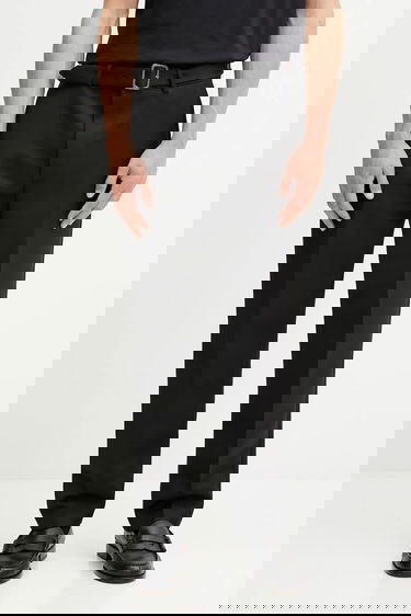 Byxor Maison Margiela MM6 Maison Margiela Wool Trousers Svart | SH2KA0042.M35612.900, 0