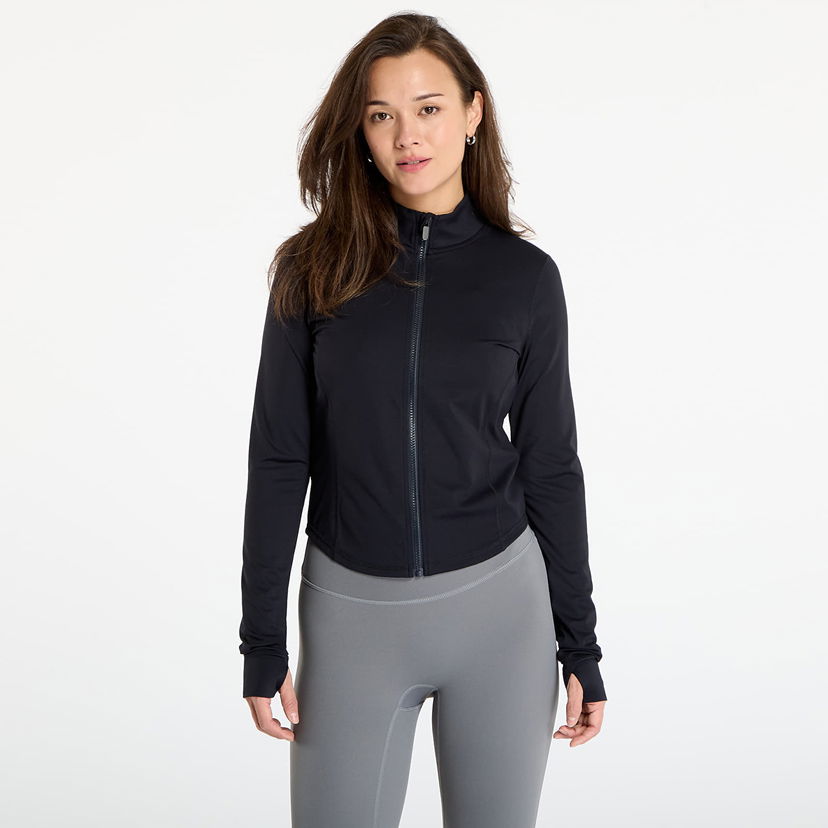 Jacka Urban Classics Slim Full-Zip Sports Jacket with Thumbholes Svart | TB7803-00007