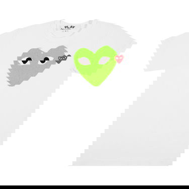 T-shirt Comme des Garçons Play T-Shirt With Green Heart Grön | P1T106 GREE, 1