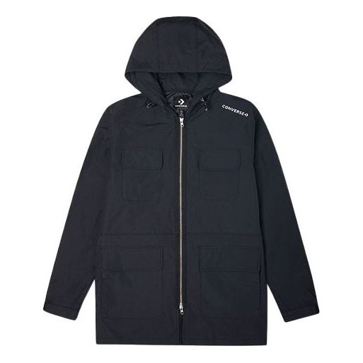 Parkas Converse Utility Parka Svart | 10021133-A02