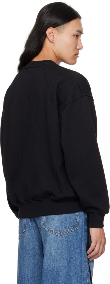 Sweatshirt Han Kjøbenhavn Han Kjobenhavn Logo Oversized Crewneck Sweatshirt Svart | M-134724, 2