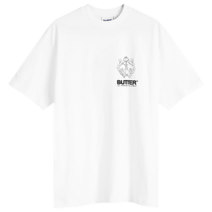 T-shirt Butter Goods Fossil Graphic Tee, Size Large Vit | BG252113-WHT