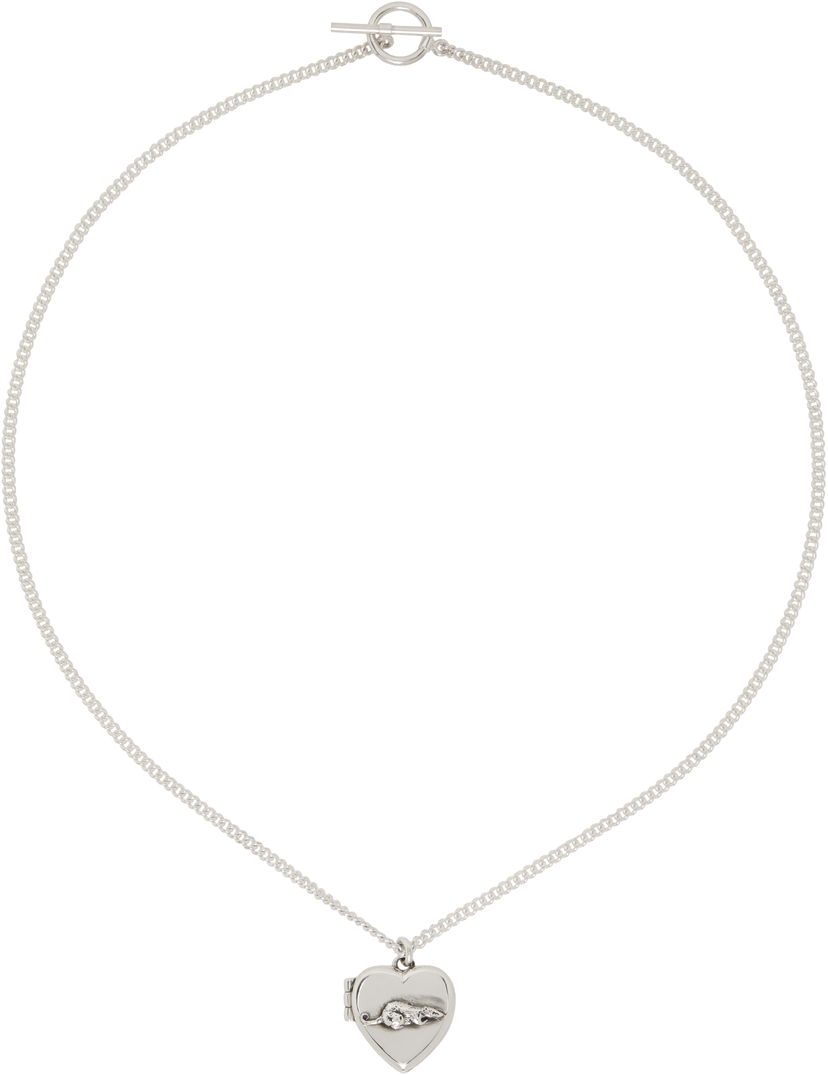 Halsband Enfants Riches Déprimés Rat Locket Necklace Metallisk | 140-221